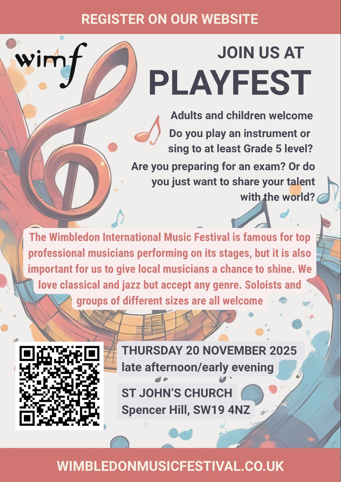Playfest poster